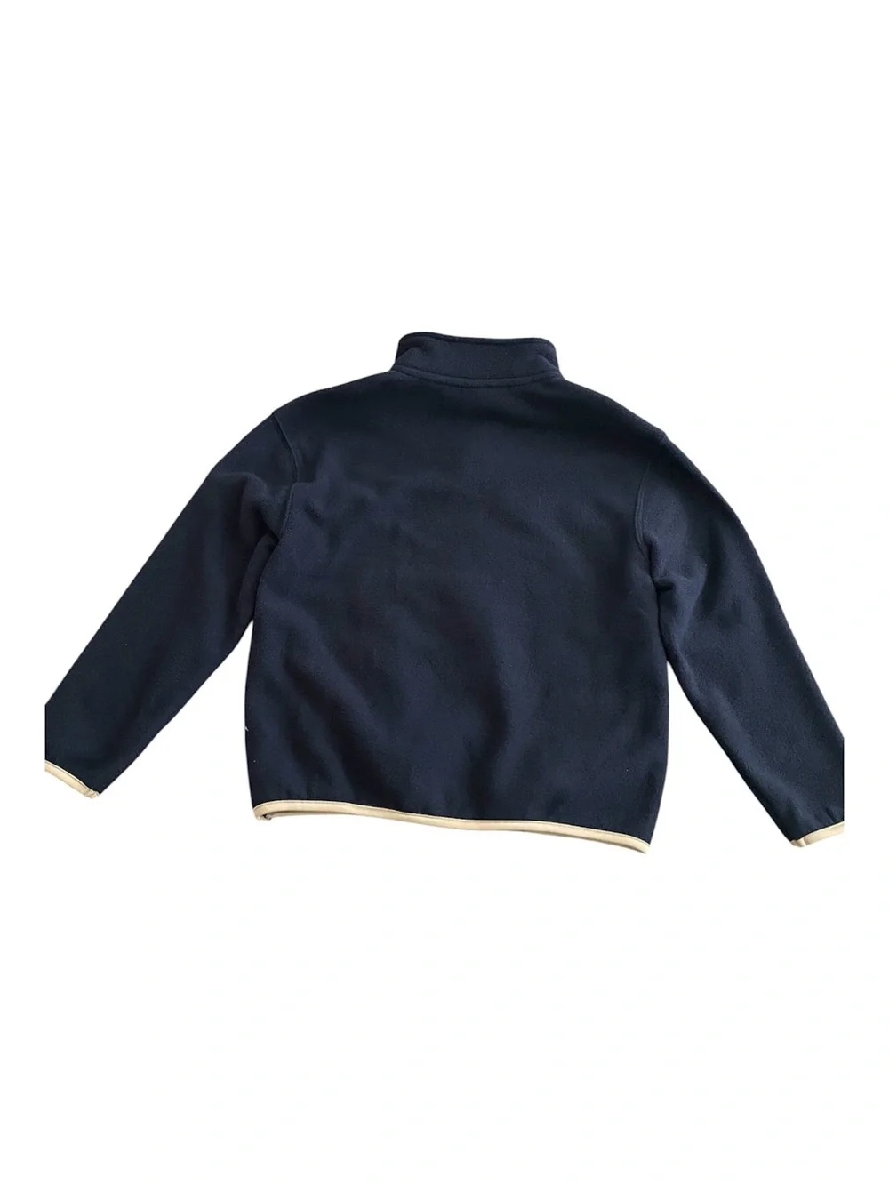 Old Navy Boys Navy Quarter-Zip Fleece Pullover